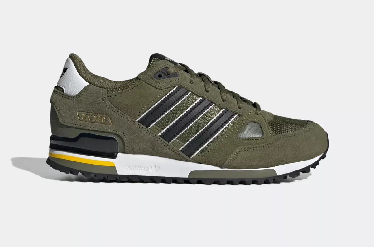 adidas ZX 750 Shoes in Green / Black and Yellow UK 9 | eBay