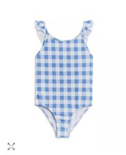 NWT Polo Ralph Lauren Girls' Gingham Check Swimsuit - 60 Size 6x