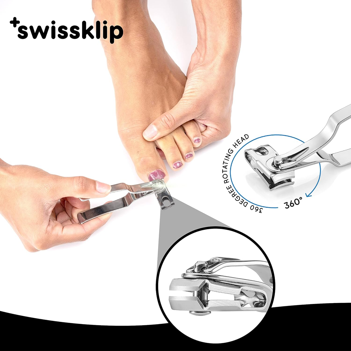 Swissklip Swiss Klip Nail Clipper Toe Nail Clipper Swissklip 360
