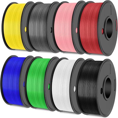SUNLU PLA Meta 1.75mm 3D Drucker Filament [0.25KG/Spule 8 Farben] Zähigkeit 