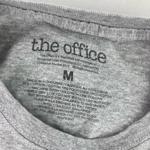 The Office Men's Schrute Farms Graphic Short Sleeve T-Shirt Gray • Medium - Picture 3 of 5