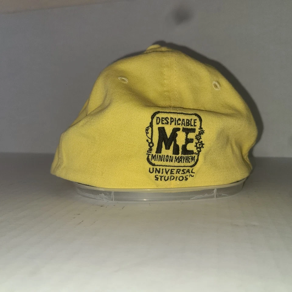 Minions Adjustable Strapback Hat Signed by The "Famous" Mascot STRIKE, No COA - image 4 of 4