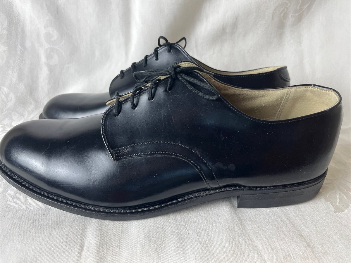 Wolverine World Wide Inc. Men's Black Leather Military Dress Wolverine World Wide Inc. Men's Black Leather Military Dress