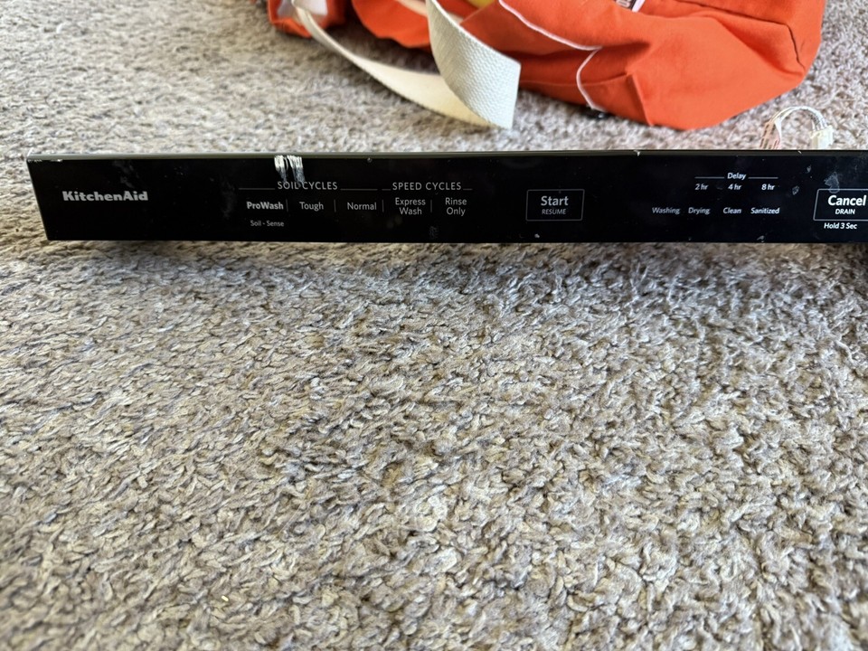 OEM KitchenAid Dishwasher Control Panel W10905150N, (IZ02A) eBay
