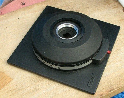 Sinar later DB size 0 mount auto & manual set lens board F8 - f45