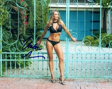 Amber Nichole Miller Signed Autograph 8x10 Photo Sexy UFC Ring Girl Model COA 