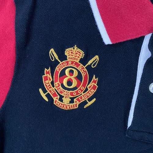 Polo Ralph Lauren Shirt Boys size 7 Big Pony Crest Patch Equestrian Preppy - Picture 3 of 8