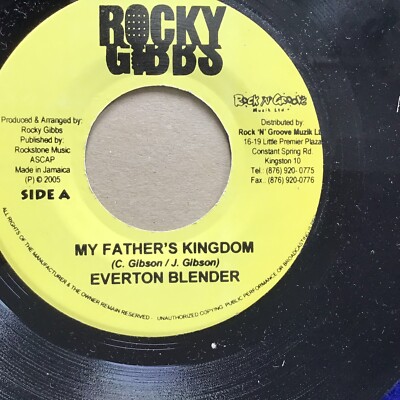 Reggae -Everton Blender - My Fathers Kingdom / Ginjah - Long Life And Prosperity