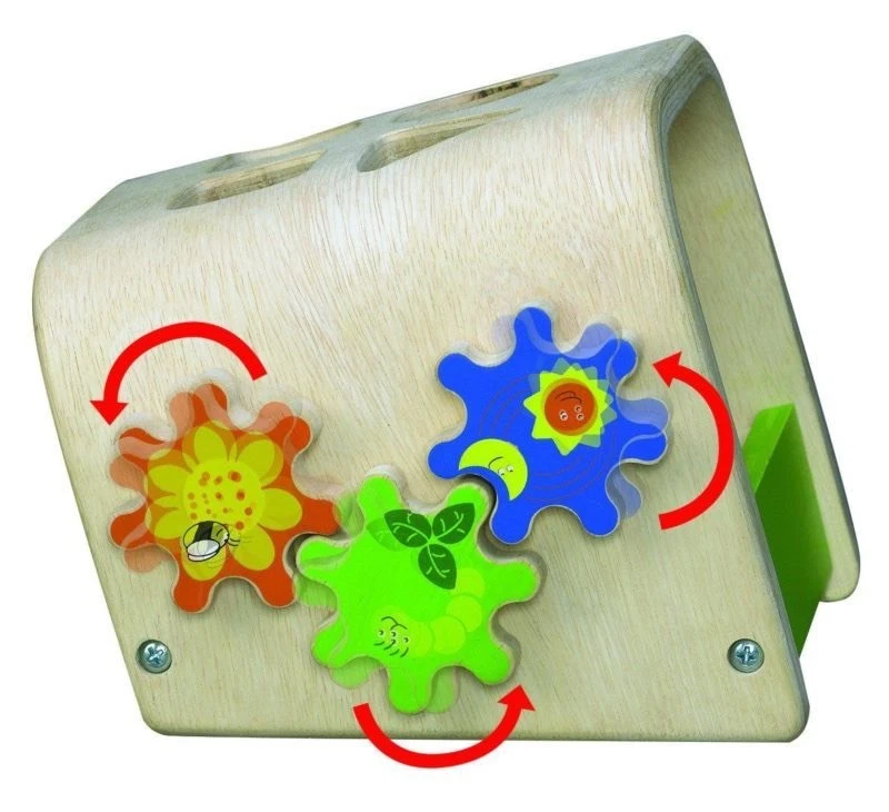 Wooden Toy Toddlers Learning Shapes Colors Boy Girl Wonderworld Sorting Bugs - Image 2 of 3