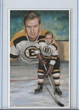 1996 Bill Quackenbush HOF Legends of Hockey Postcard #78 - Unsigned