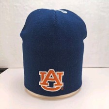 NCAA University Of Auburn Tigers Vintage Collegiate Non Cuffed Beanie Winter Hat