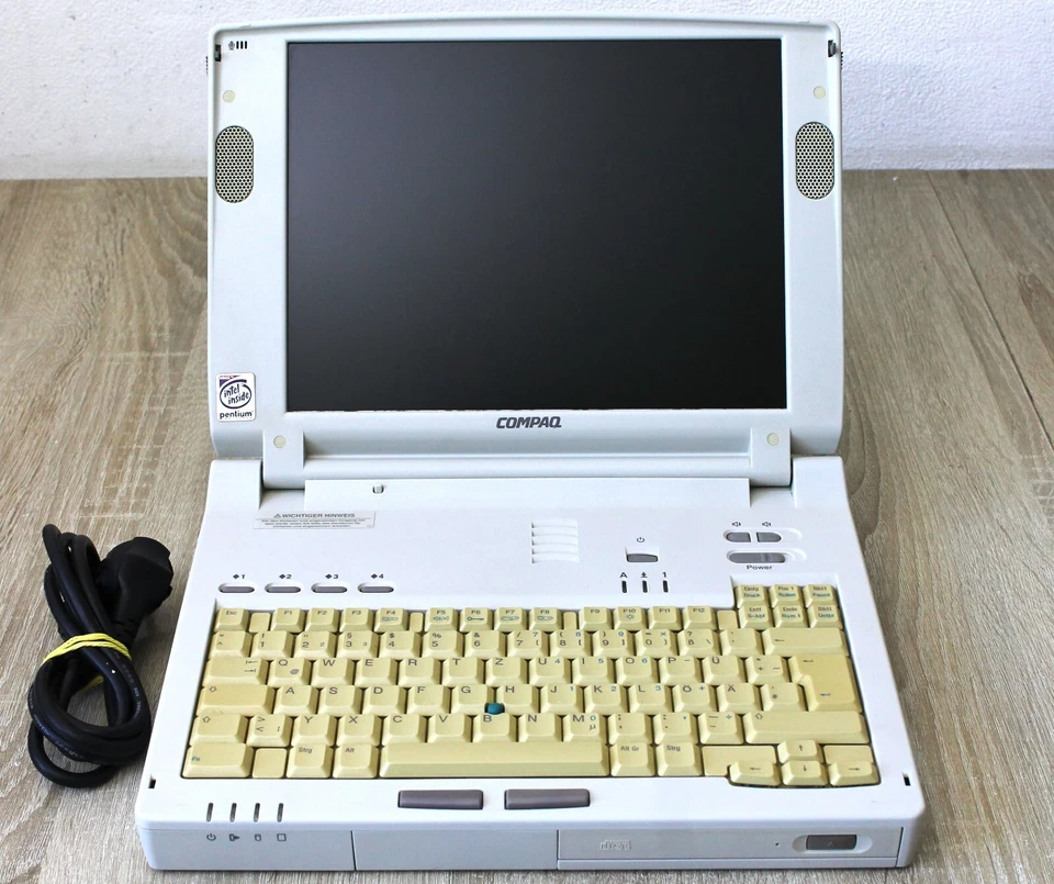 Vintage Laptop COMPAQ Armada 7730MT / Intel Pentium MMX / Windows 98 - Bild 3 von 4
