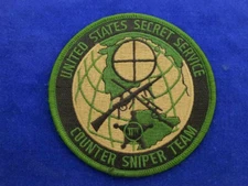US Secret Service Patch Counter Sniper Team Police USSS#unique
