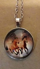 Halskette Pferd Necklace Pferde Reiten Schmuck x