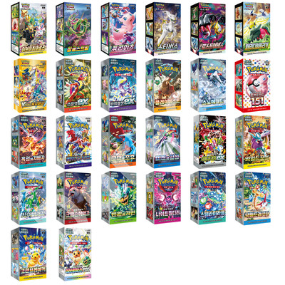 Pokemon Card Terastal Festival Ex 151 Etc. Booster Box TCG Factory Sealed Korean