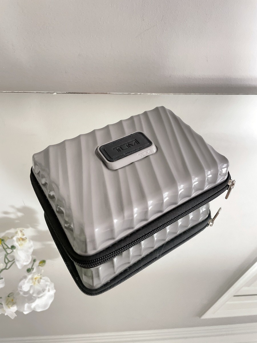 TUMI for DELTA Amenity Travel Case Gray Color Hard Case Only No