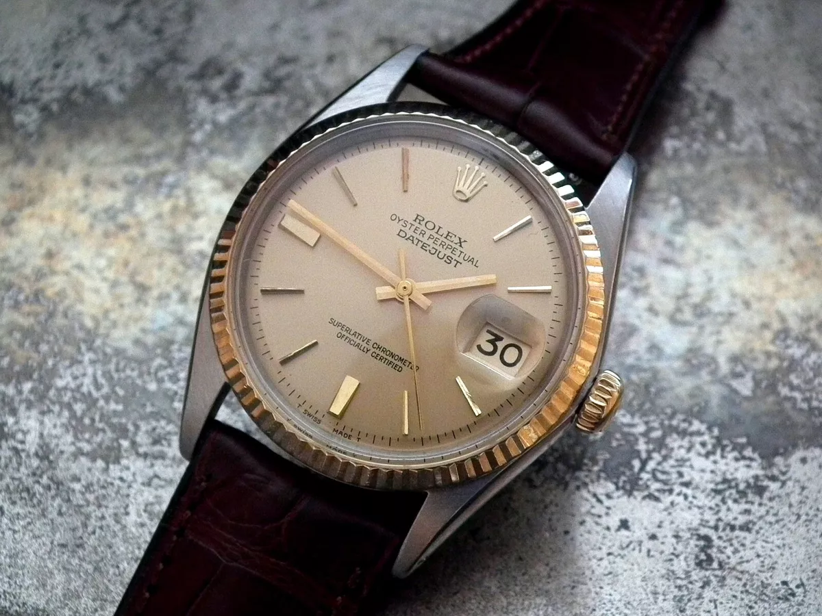 Just Beautiful 1968 Steel and Gold Rolex Oyster Datejust Gents