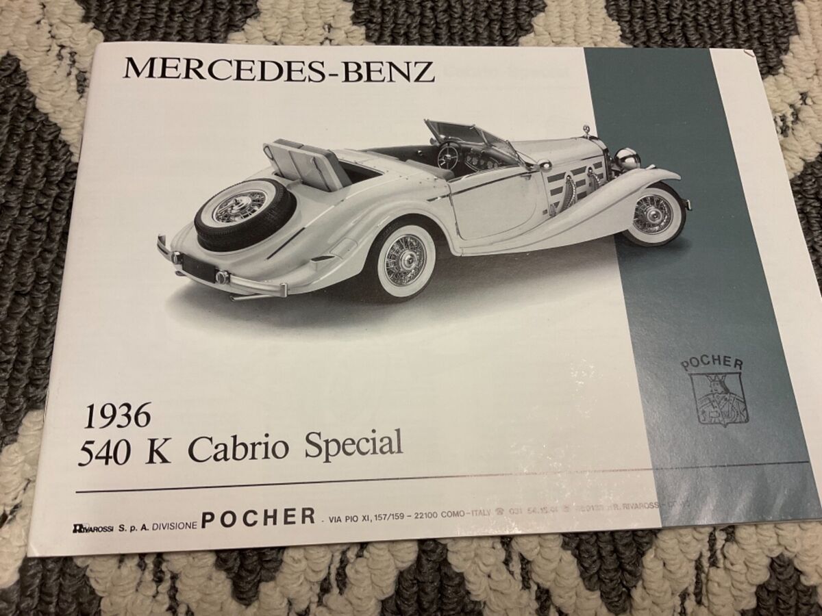 Pocher 1936 Mercedes-Benz 540 K Cabrio Special 1:8 | eBay Pocher 1936 Mercedes-Benz 540 K Cabrio Special 1:8 | eBay