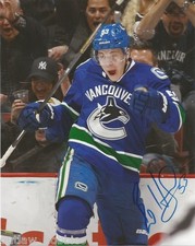 Vancouver Canucks Bo Horvat Signed Autographed 8x10 NHL Photo COA O