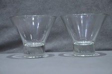 2x Malibu Martini Engraved Cocktail Glass Tiki Bar Pub Brand New 20cl 200ml