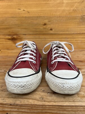 Vintage Converse All Star Chuck Taylor Maroon Low Top Made in USA