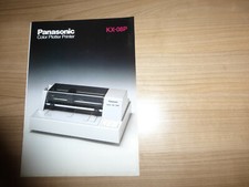 Panasonic Color Plotter Printer KX-08P Katalog Brosch&uuml;re 80 Jahre Rar