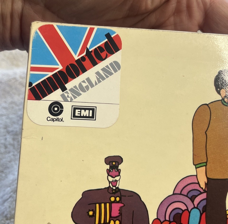 The Beatles Yellow Submarine Rock Lp Vinyl Nothing Is Real Import EMI