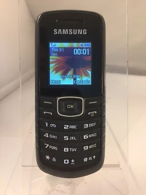 Samsung GT-E1080I Black Tesco Network 1.4" 800mAh Mobile Button Phone