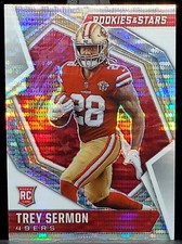 2021 Panini Rookies & Stars Trey Sermon RC Pulsar Prizm Box Set #124 49ers B519