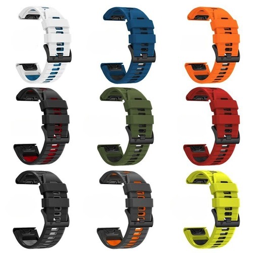20/26mm Quick Fit Band Silikonowy pasek do Garmin Fenix E 8 7X 7 6X 6 Epix Pro 5X - Zdjęcie 4 z 20