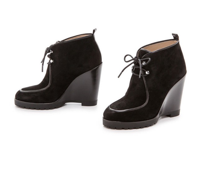 michael kors lace up booties