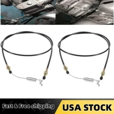 2Pcs Shifter Cable 2-11082 For Chuck Wagon Trail Wagon Land Master CW-11 CW-413