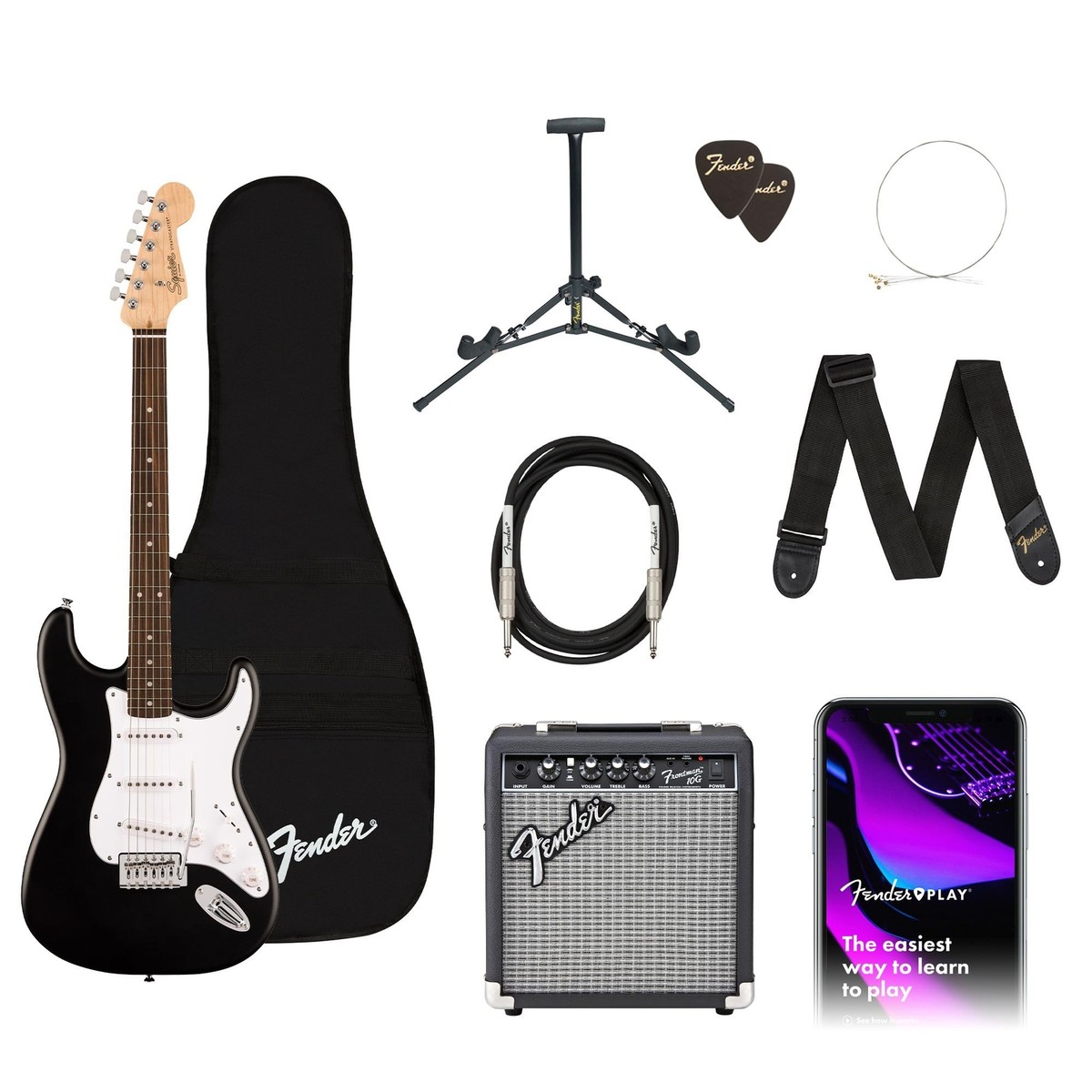 Fender Squier Debut Series Stratocaster Electric Guitar Kit