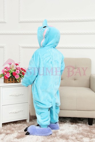 Kids Children's Onesie Unisex Kigurumi Animal Jumpsuit Costume Pajamas Sleepwear - Picture 95 of 183