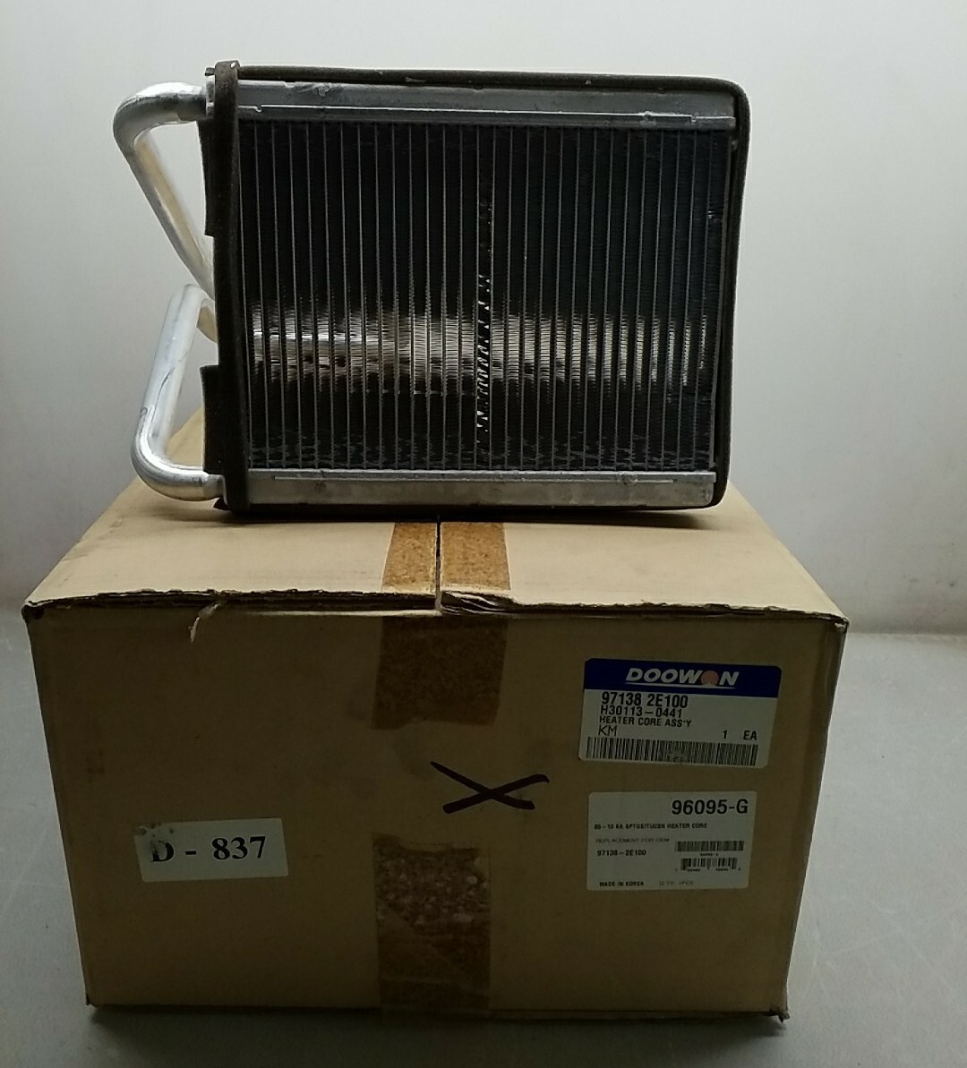 97138 2E100 Doowon Automotive HVAC Heater Core Assembly H30113 97138 2E100 Doowon Automotive HVAC Heater Core Assembly H30113