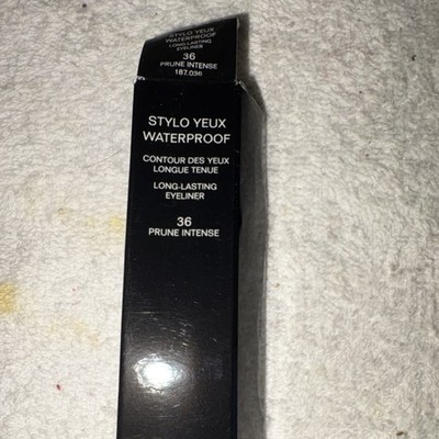 CHANEL Stylo Yeux Waterproof Eyeliner Long Lasting Pencil Prune Intense 36