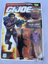 G.I Joe Cobra SAW-VIPER 1989 MOC Hasbro Vintage New Factory Sealed Action Figure