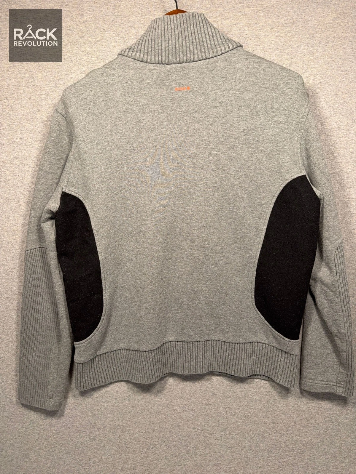 Hugo Boss Orange Label Metis Gray Full Zip Track Jacket Sweatshirt Mens Size M image 3