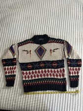 Rare Vintage WOOLRICH Southwestern Native Aztec Navajo Womens Sweater