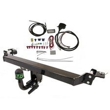 Horizontal abnehmbare Anhängerkupplung +7P E-Satz Für Skoda SCALA 04/2019+