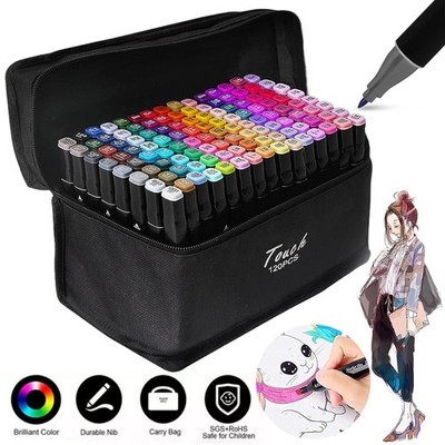 Filzstifte Set Marker Stifte 120Stückfarben ,Marker Pen Stift Malstifte Zeichnen