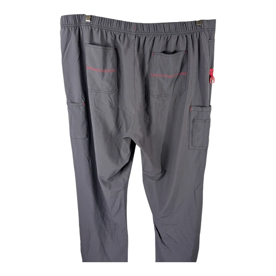Gray Pink Carhartt Force Womens 2XL Tall Scrubs Pants Ripstop 2XLT XXL 42x33.5 - Image 2 of 4