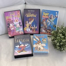 Set 5 videocassette VHS Walt Disney e Warner Bros