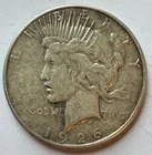 1926 US Peace Silver Dollar $1, very fine coin