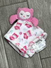 le bebe FAVORITE Pink Owl Security Blanket/Lovey NWOT
