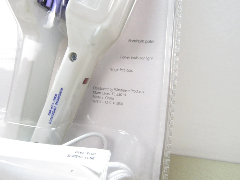 Windmere Professional Crimping Iron Vintage 1980s - WMC-1CP/820 - New in Package - Image 3 of 3