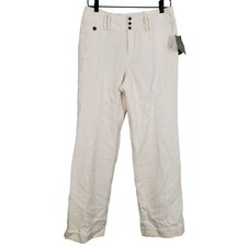 Liz Claiborne Audra Linen Trousers NWT 6