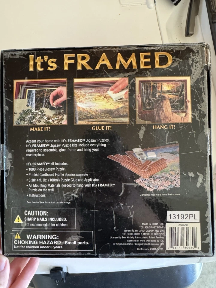 It’s Framed 1000 Piece Jigsaw Puzzle by TCG – Deer in Forest Scene – - Image 3 of 4