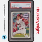 2018 TOPPS HERITAGE #600 SHOHEI OHTANI ROOKIE ACTION SSP PSA 10