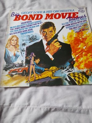 GEOFF LOVE & HIS ORCHESTRA - BIG BOND MOVIE THEMES  VINYL LP RECORD.